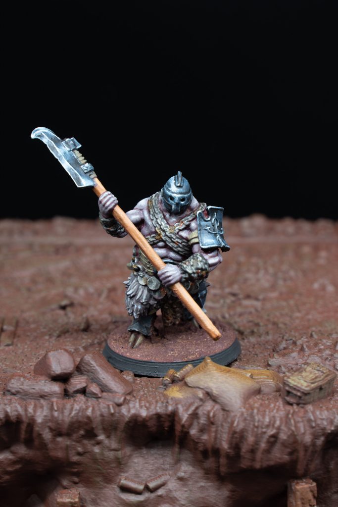 Resin printed and fully painted Yoke Fiend from Trench Crusade